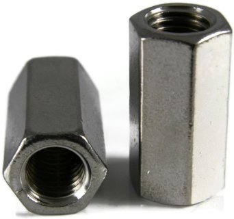 1/4-20 ROD COUPLING NUTS Z/P