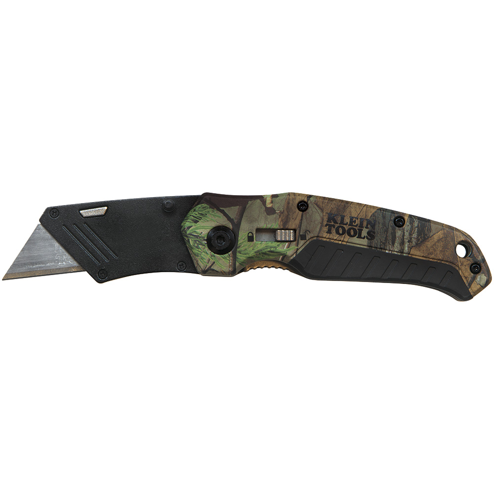 Folding Utility Knife, Camo, Assisted-Open