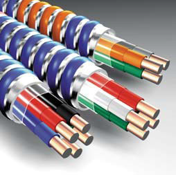 12/2 Black/White AC Copper (BX) Conductor Steel