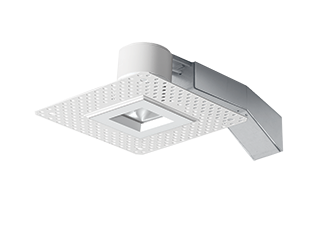 REMOD 2 SQ 8W 3K DIM TRIAC 40DEG TRIMLESS WHITE RING